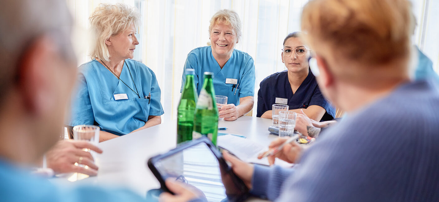 Besprechung zu Reinigungsprozessen im OBERMÜLLER Team
